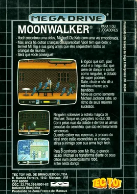 Michael Jackson's Moonwalker (World) (Rev A) box cover back